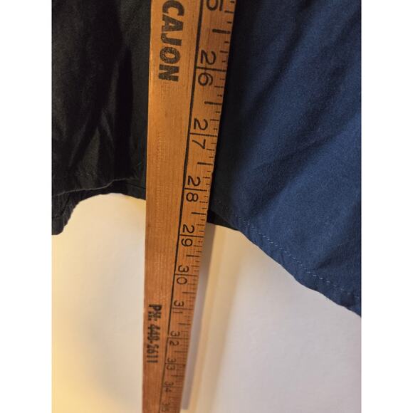 J. Jill Blouse Womens Sz M Teal Blue Boho Embroidered Peasant Long Sleeve Top - Picture 8 of 8